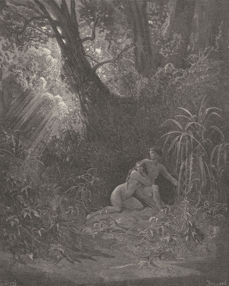 MILTON PARADISE LOST.They heard presence hid themselves among thickest  c1886